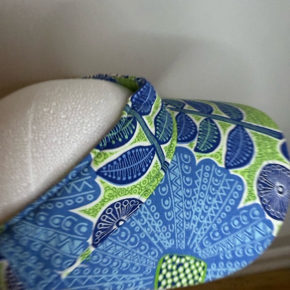 Vera Bradley Blue and Green Paisley Visor Hat - Picture 7 of 9